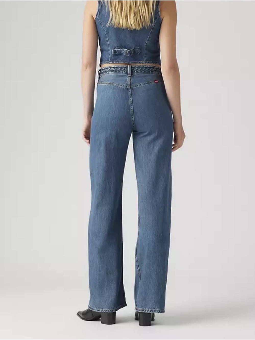 LEVI RIBCAGE WIDE LEG BRAIDED JEANS | 28 - Picture 2 of 6